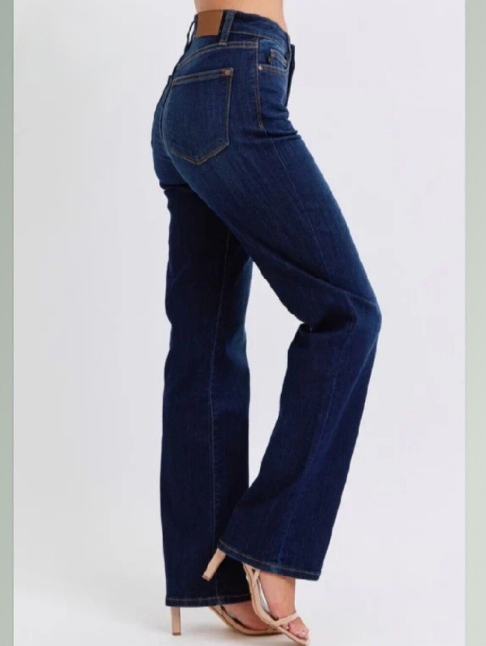 Judy Blue High Rise Straight Leg Jeans Womens Size 14 - Picture 5 of 12